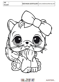 littlest-pet-shop boyama sayfaları